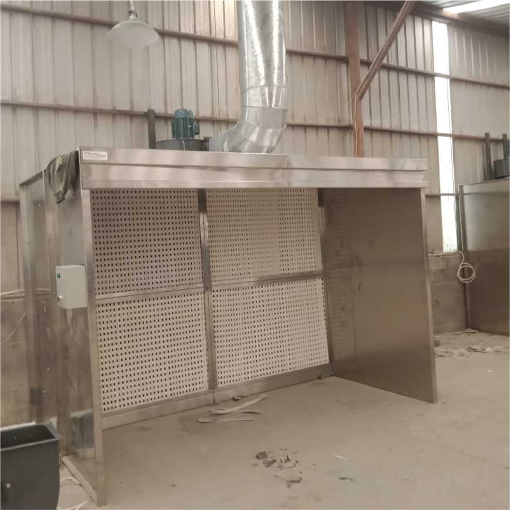 Pekerjaan ducting exhaust area produksi