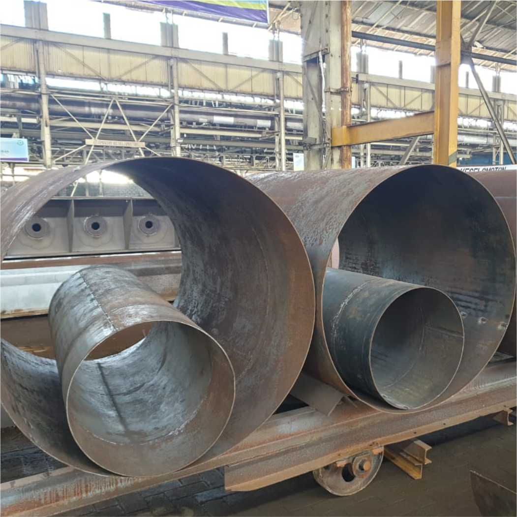 Fabrikasi ducting system sesuai spesifikasi klien