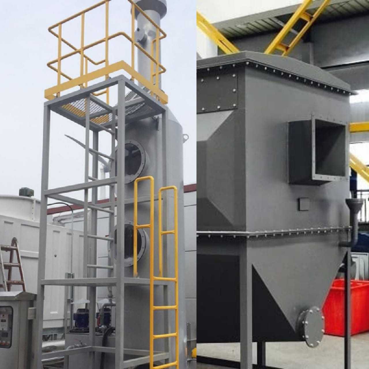 Pemasangan saluran ducting industri