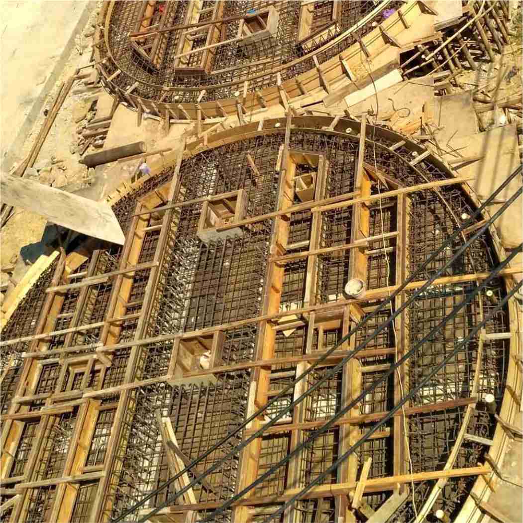 Pembesian pondasi silo 300 ton PT Prabu Jaya Pertiwi